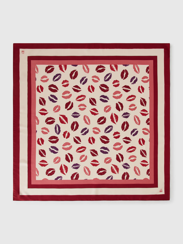 SQUARE SCARF Mulher image number 3